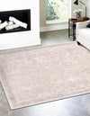 Cascade Range Collection Area Rug -  Helena Square Ivory  lifestyle 78