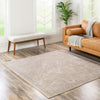 Cascade Range Collection Area Rug -  Helena Square Ivory  lifestyle 243