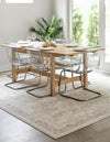 Cascade Range Collection Area Rug -  Helena Rectangle Ivory  lifestyle 5