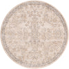 Cascade Range Collection Area Rug -  Helena Round Ivory Main