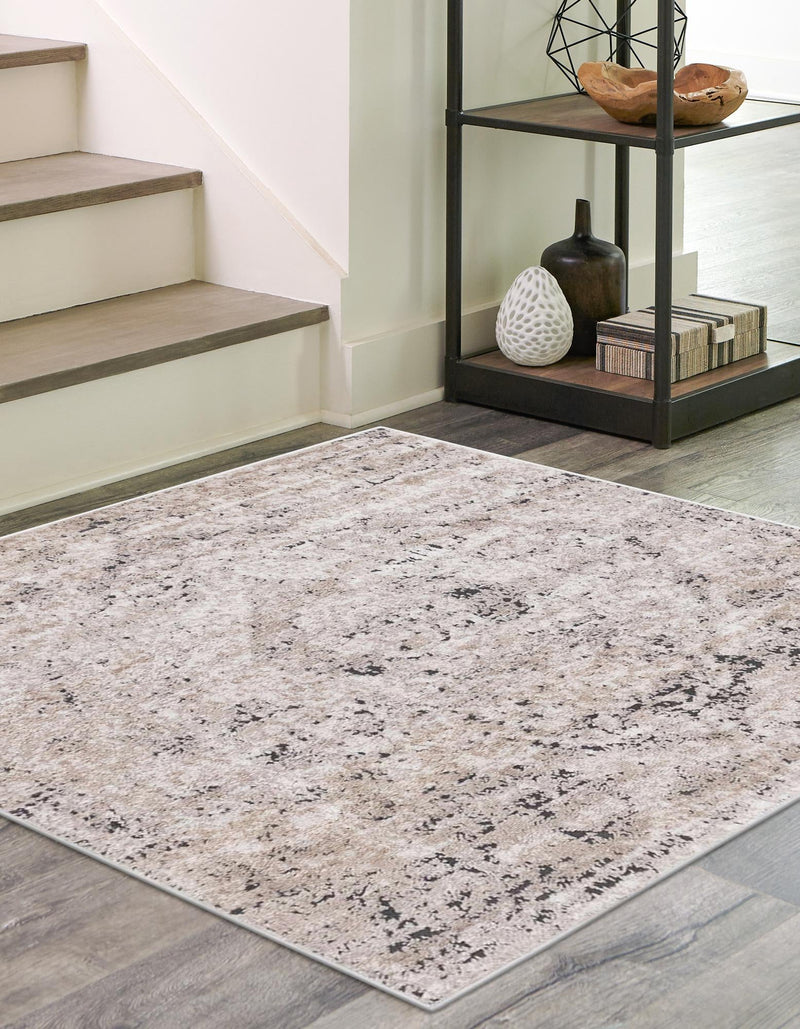 Cascade Range Collection Area Rug -  Jefferson Square Beige  lifestyle 5