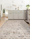 Cascade Range Collection Area Rug -  Jefferson Rectangle Beige  lifestyle 27