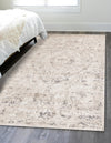 Cascade Range Collection Area Rug -  Jefferson Rectangle Beige  lifestyle 30