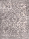 Cascade Range Collection Area Rug -  Jefferson Rectangle Gray Main