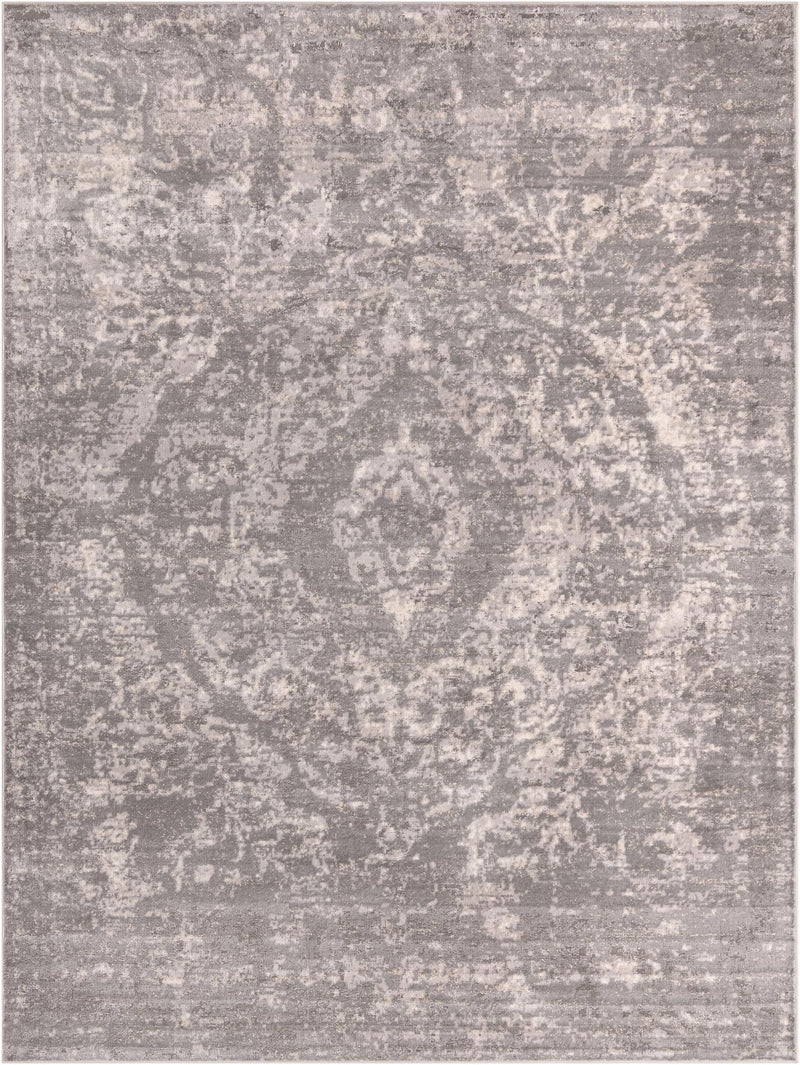 Cascade Range Collection Area Rug -  Jefferson Rectangle Gray Main