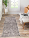 Cascade Range Collection Area Rug -  Jefferson Runner Gray  lifestyle 0