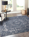 Cascade Range Collection Area Rug -  Jefferson Square Blue  lifestyle 69