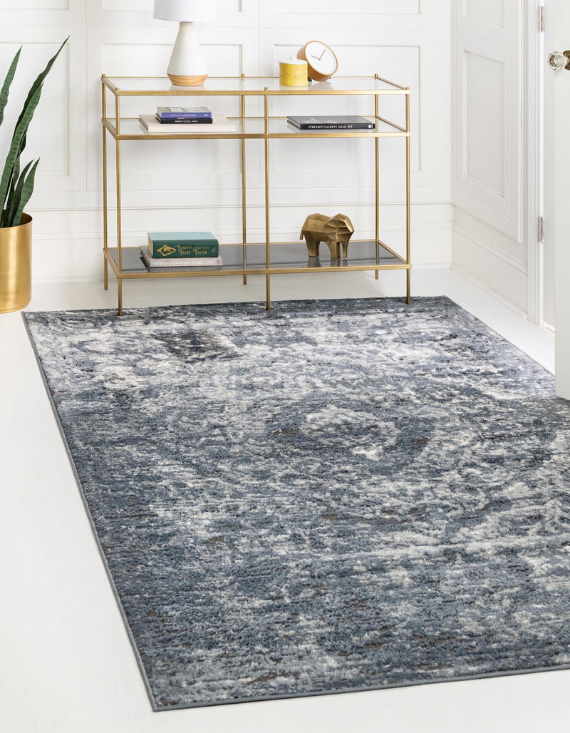 Cascade Range Collection Area Rug -  Jefferson Rectangle Blue  lifestyle 0