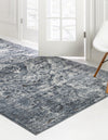 Cascade Range Collection Area Rug -  Jefferson Rectangle Blue  lifestyle 5