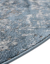 Cascade Range Collection Area Rug -  Jefferson Round Blue  lifestyle 8