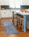 Cascade Range Collection Area Rug -  Jefferson Runner Blue  lifestyle 127