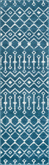 Marrakech Lattice Collection Area Rug - Medina (Blue)