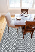 Marrakech Lattice Collection Area Rug - Medina (Gray)