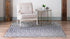 Marrakech Lattice Collection Area Rug - Medina (Gray)