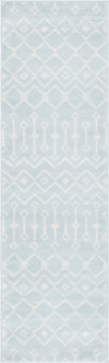 Marrakech Lattice Collection Area Rug - Medina (Light Blue) Runner Light Blue Main