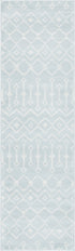 Marrakech Lattice Collection Area Rug - Medina (Light Blue)