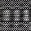 Marrakech Lattice Collection Area Rug - Medina (Black) Square Black Main