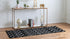 Marrakech Lattice Collection Area Rug - Medina (Black)