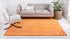 Marrakech Lattice Collection Area Rug - Medina (Orange)