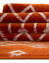 Marrakech Lattice Collection Area Rug - Medina (Orange)