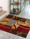 Bistro Lounge Collection Area Rug -  Ristretto Square Multi  lifestyle 41