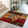 Bistro Lounge Collection Area Rug -  Ristretto Square Multi  lifestyle 118