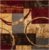 Bistro Lounge Collection Area Rug -  Ristretto Square Multi  lifestyle 20