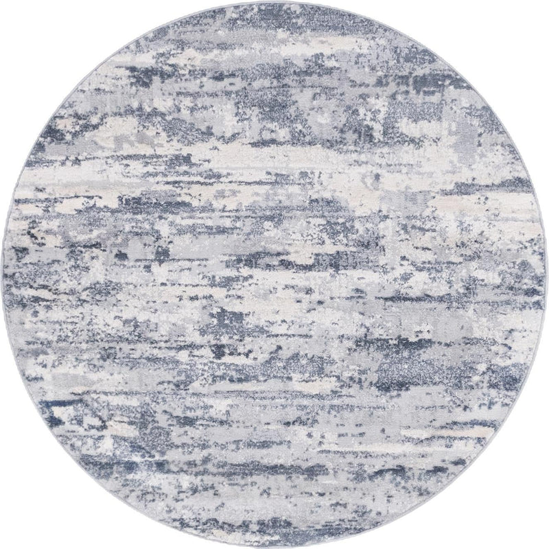 Aegean Elegance Collection Area Rug -  Naxos Round Gray  lifestyle 15