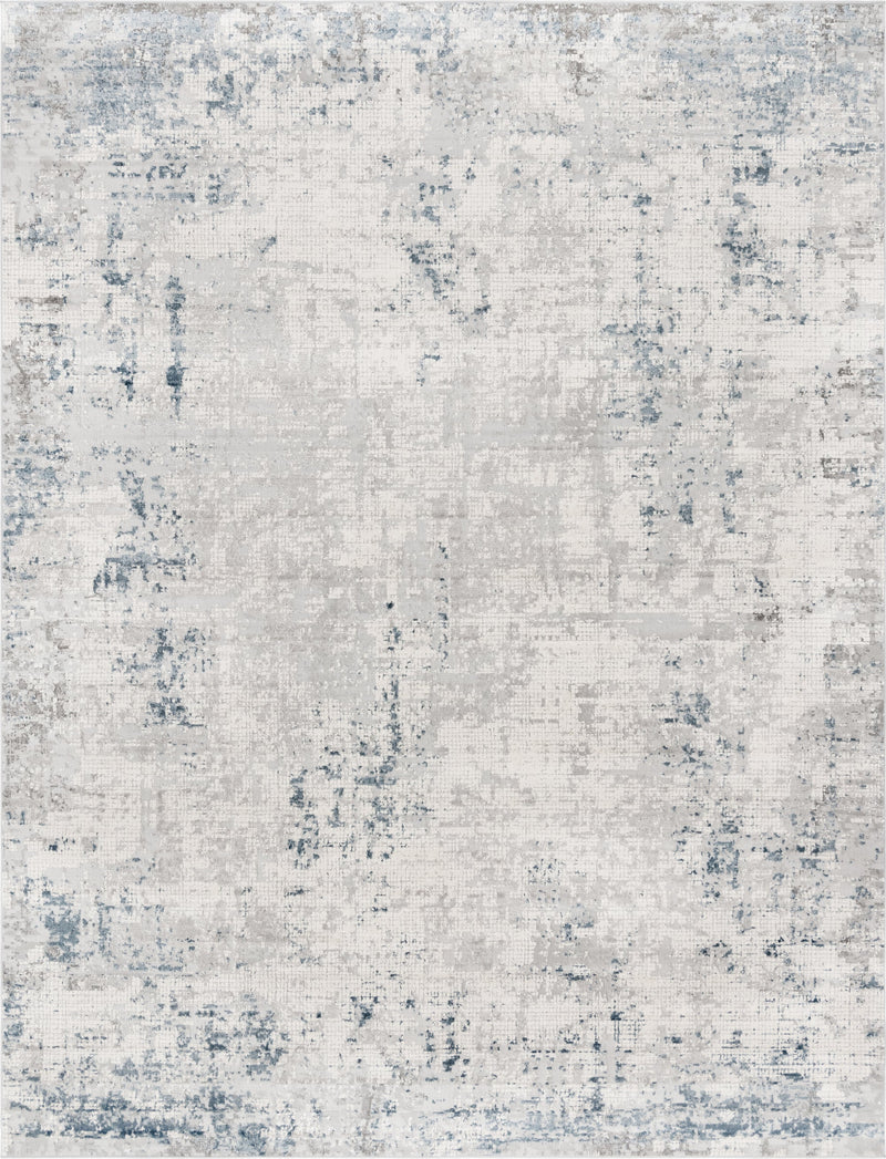 Aegean Elegance Collection Area Rug -  Milos Rectangle Gray Blue Main