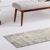 Aegean Elegance Collection Area Rug -  Milos Runner Gray Blue  lifestyle 48