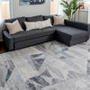 Aegean Elegance Collection Area Rug -  Crete Rectangle Gray  lifestyle 12