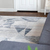 Aegean Elegance Collection Area Rug -  Crete Rectangle Gray  lifestyle 14