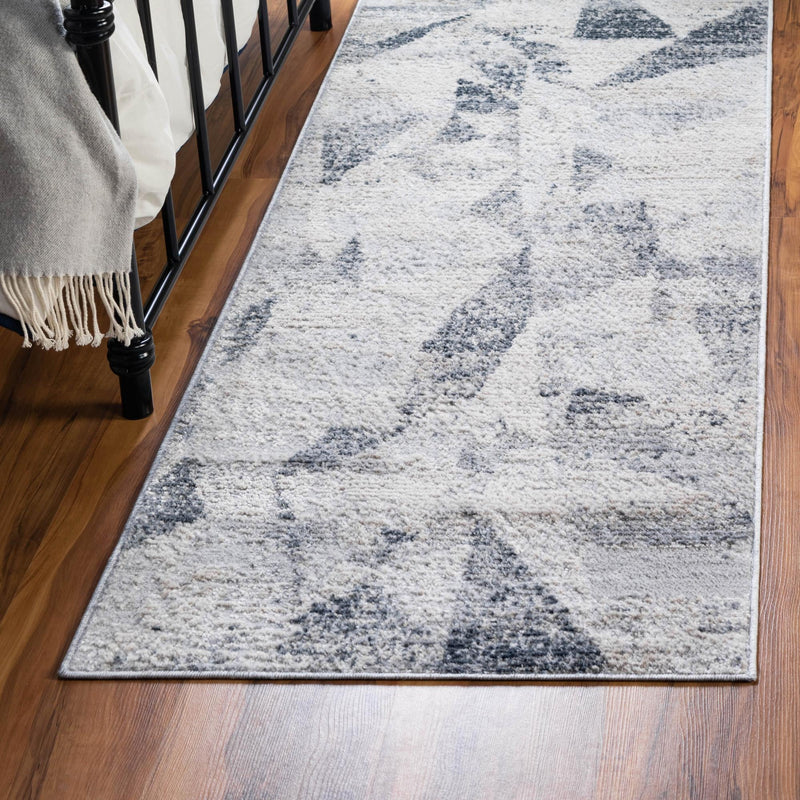 Aegean Elegance Collection Area Rug -  Crete Runner Gray  lifestyle 22