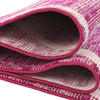 Celestial Luminescence Collection Area Rug - Aurora Rectangle Magenta  lifestyle 33