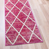 Celestial Luminescence Collection Area Rug - Aurora Runner Magenta  lifestyle 60