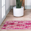 Celestial Luminescence Collection Area Rug - Aurora Runner Magenta  lifestyle 76