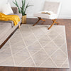 Celestial Luminescence Collection Area Rug - Aurora Rectangle Beige  lifestyle 38