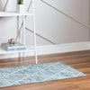 Celestial Luminescence Collection Area Rug - Aurora Runner Light Blue  lifestyle 70