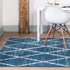 Celestial Luminescence Collection Area Rug - Aurora Rectangle Navy Blue  lifestyle 15