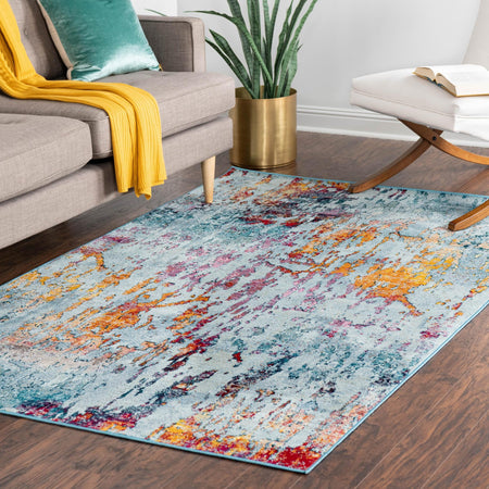 Celestial Luminescence Collection Area Rug -  Nebula