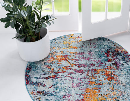 Celestial Luminescence Collection Area Rug -  Nebula