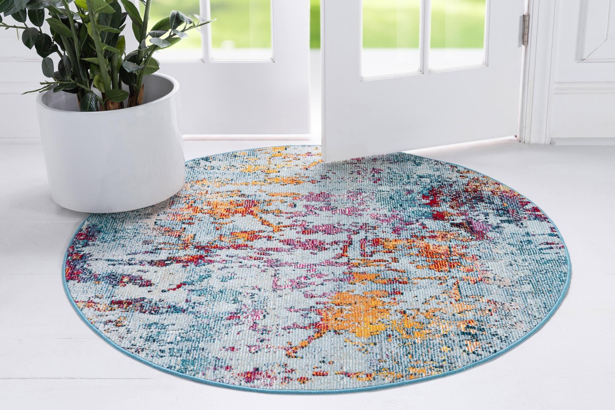 Celestial Luminescence Collection Area Rug -  Nebula