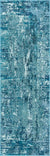 Celestial Luminescence Collection Area Rug -  Nebula Runner Blue  lifestyle 6