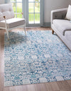 Mystic Oasis Collection Area Rug - Sahara Rectangle Blue  lifestyle 5