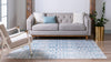 Mystic Oasis Collection Area Rug - Sahara Rectangle Blue  lifestyle 13