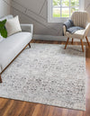 Mystic Oasis Collection Area Rug - Sahara Rectangle Light Gray  lifestyle 3