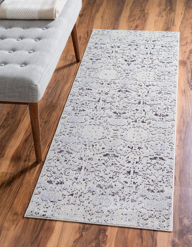 Mystic Oasis Collection Area Rug - Sahara Runner Light Gray  lifestyle 56