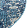 Mystic Oasis Collection Area Rug - Sahara Round Navy Blue  lifestyle 80