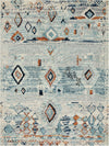 Tangier Treasures Collection Area Rug - Casablanca Rectangle Light Blue  lifestyle 3