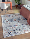 Tangier Treasures Collection Area Rug - Casablanca Rectangle Light Blue  lifestyle 4